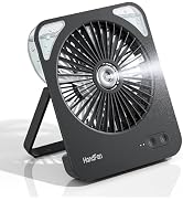 HandFan Portable Desk Misting Fan, 4000mAh Rechargeable Personal Mister Fan, Spray Water Mist Fan...