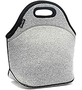 FlowFly Neoprene kids Lunch box Insulated Soft Bag Mini Cooler Thermal Meal Tote Kit for Boys, Gi...