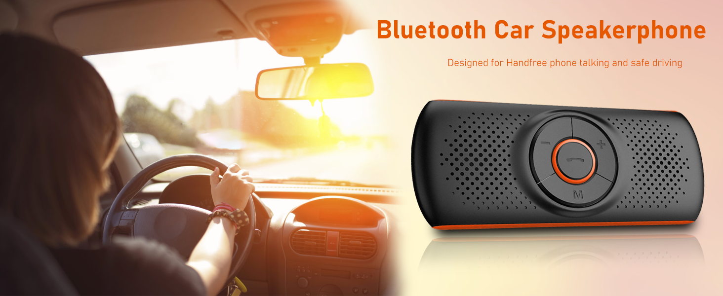 bluetooth handsfree car speaker