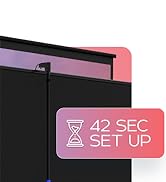 PropVue projector screen can be set up in 42 seconds