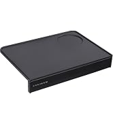 Silicone Espresso Tamper Mat for Square Edge Countertops | Non-Slip Corner Coffee Tamping Pad for...