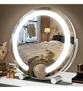 ROLOVE Vanity Mirror with Lights, 12 Inch Light Up Makeup Mirror, LED Makeup Mirror with Lights f...