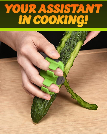 Finger Grip Vegetable Peelers for Kitchen