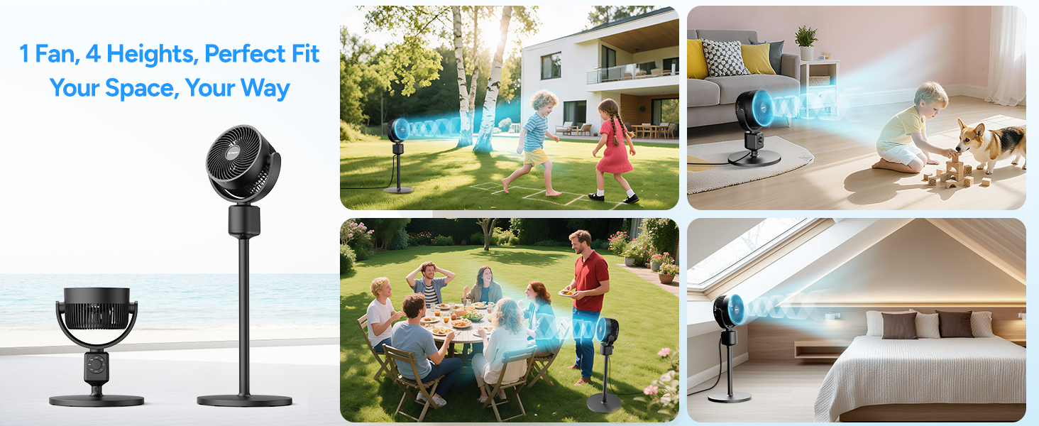 Air Circulator Pedestal Fan