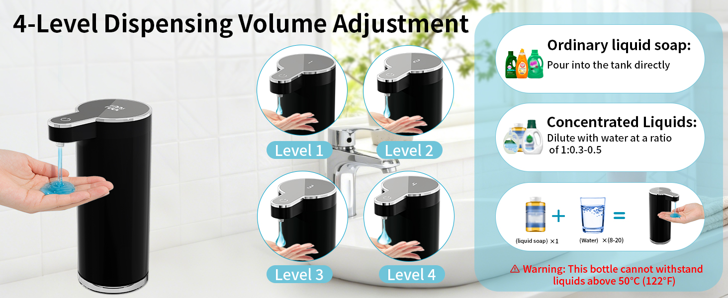 stainless steel automatic soap dispenser