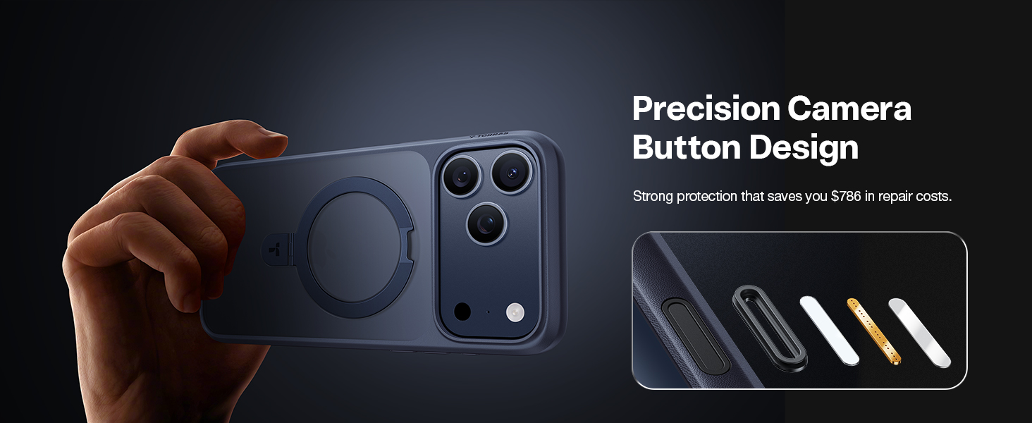 iPhone 17 Pro Case with camera button