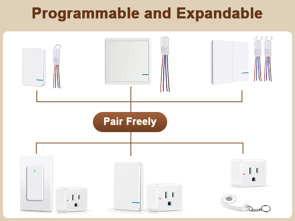 CK1 wireless light switch