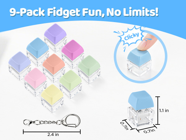 clicky keyboard fidget