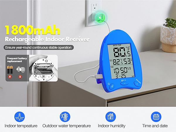 remote pool thermometer wireless pool thermometer floating easy read solar pool thermometer