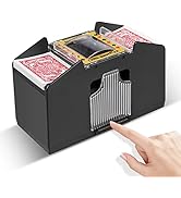 FEIERYA Battery Operated Card Shuffler 2-4 Deck Automatic,Playing Card Shuffler for Home Card Gam...