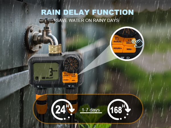 rain delay water timer