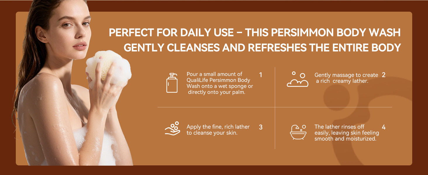 persimmon body wash