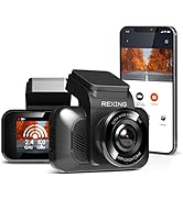 RexingUSA V55 Dash Cam - 4k Modular Capabilities, 5.0 GHz Wi-Fi, GPS Car Dash Camera Recorder, Ni...