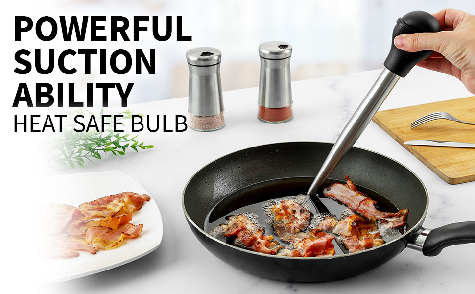 powerful suction ability heat safe silicone bulb