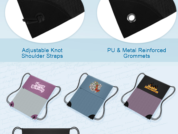 for DIY projects. Customize quality TILYMOL drawstring bags for your group.