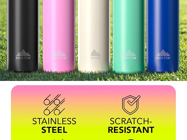 water bottle stainless steel metal aluminum bottles 20oz 20 oz small insulated travel botella de agu
