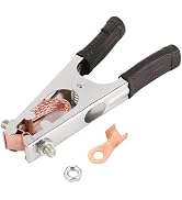 Black Welding Machine Ground Clamp,500a Ground Clamp With Rubber Sleeve Welding Equipment and Acc...