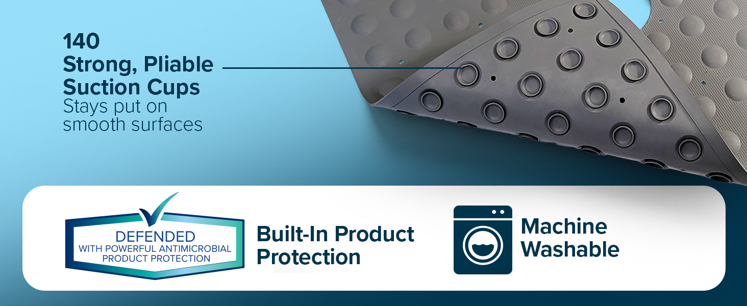 square non slip shower mat, shower mats, bath &amp;amp; shower safety mats, rubber mat for shower stall
