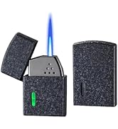 NINSI Smart Butane Torch Lighter with 4 Ignition Methods, Voice Activated Windproof Lighter, Stra...