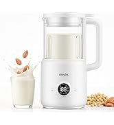 olayks Nut Milk Maker Machine, 20oz Automatic Soy Milk Maker with 12 Blades for Homemade Soy, Oat...