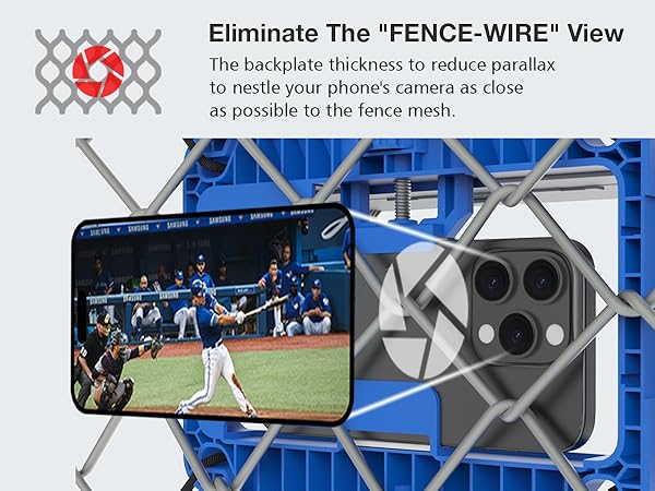 fence mount for android with cooling fan
