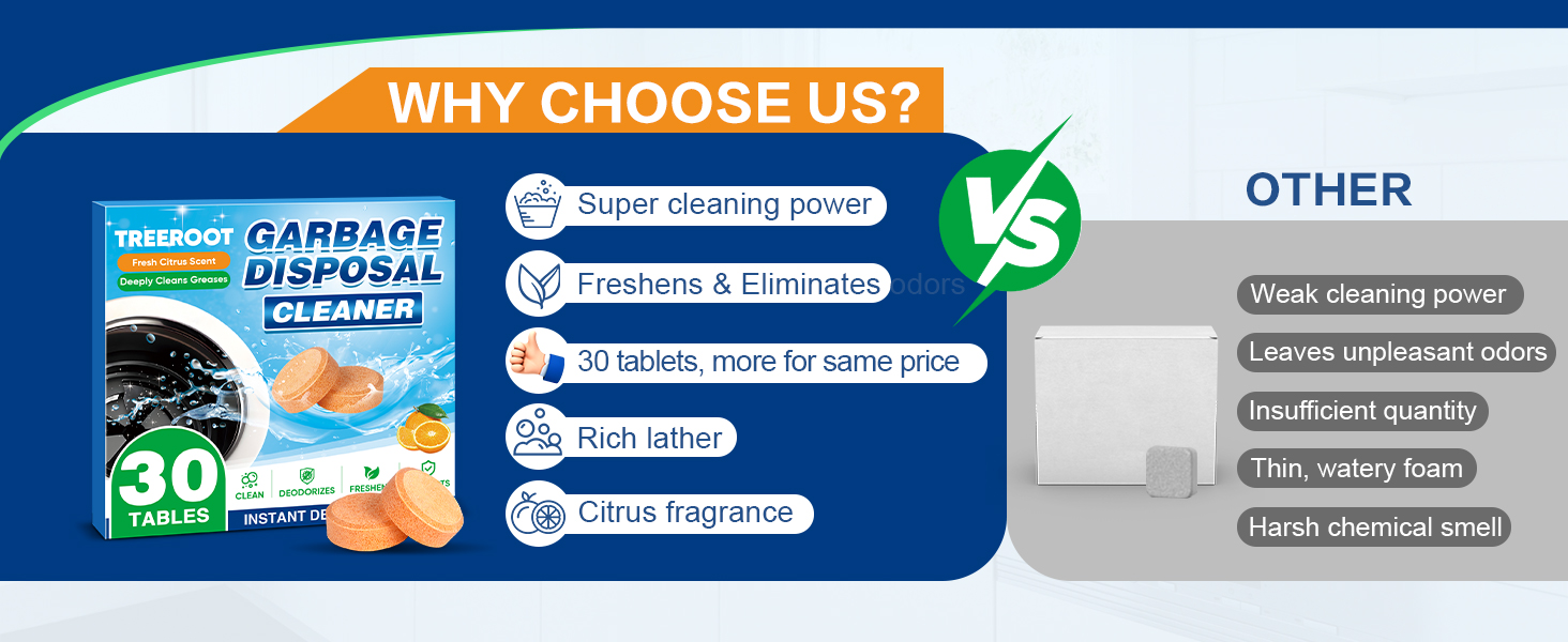 garbage disposal cleaner,disposal cleaner,garbage disposal cleaner and deodorizer