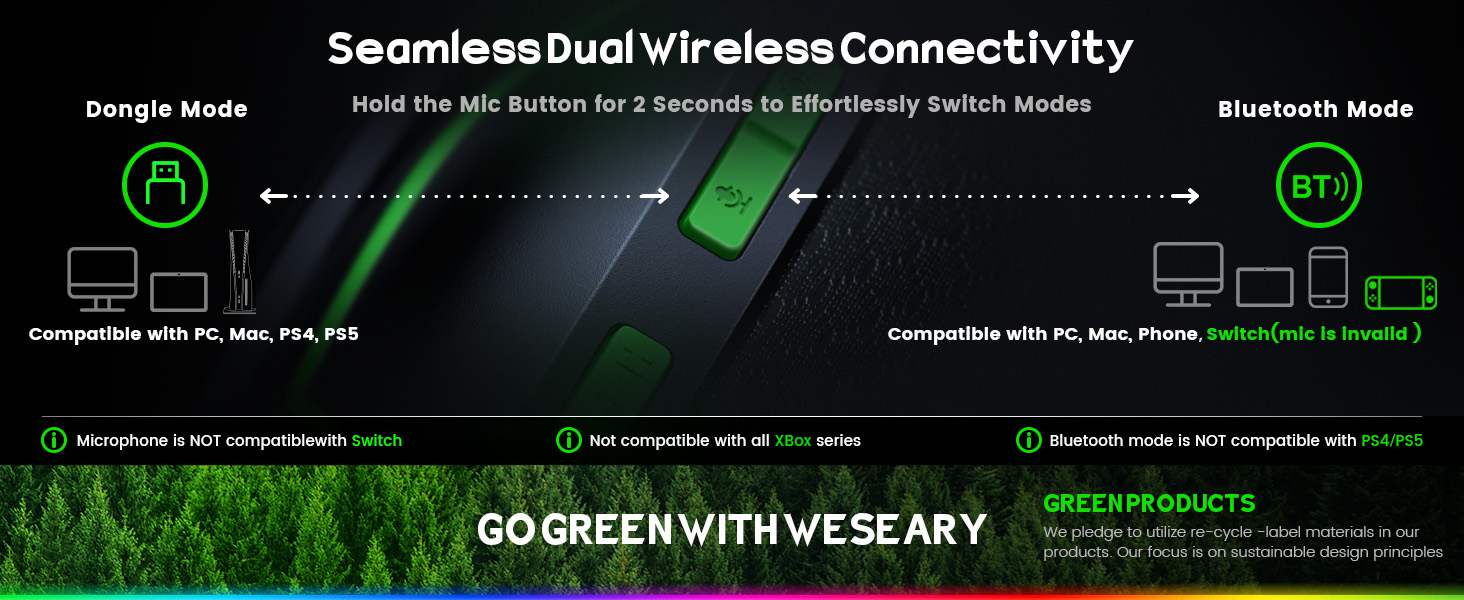 wireless gaming headset