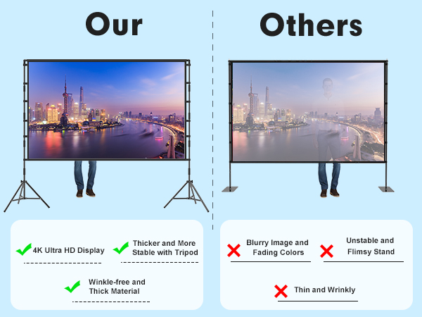 120 inch Portable Projector Screen