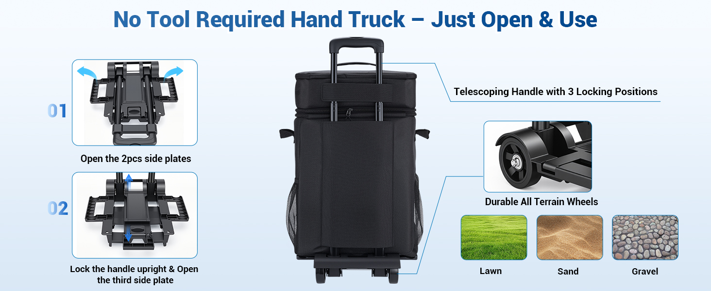 Collapsible Wheeled Soft Sided Cooler