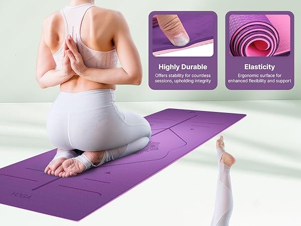 ROMIX Yoga Mat 6mm
