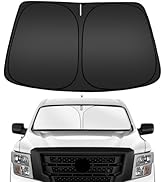 ARISMOTOR Windshield Sun Shade for NIS-san Titan 2020-2024, Custom Fit Foldable Front Window Suns...
