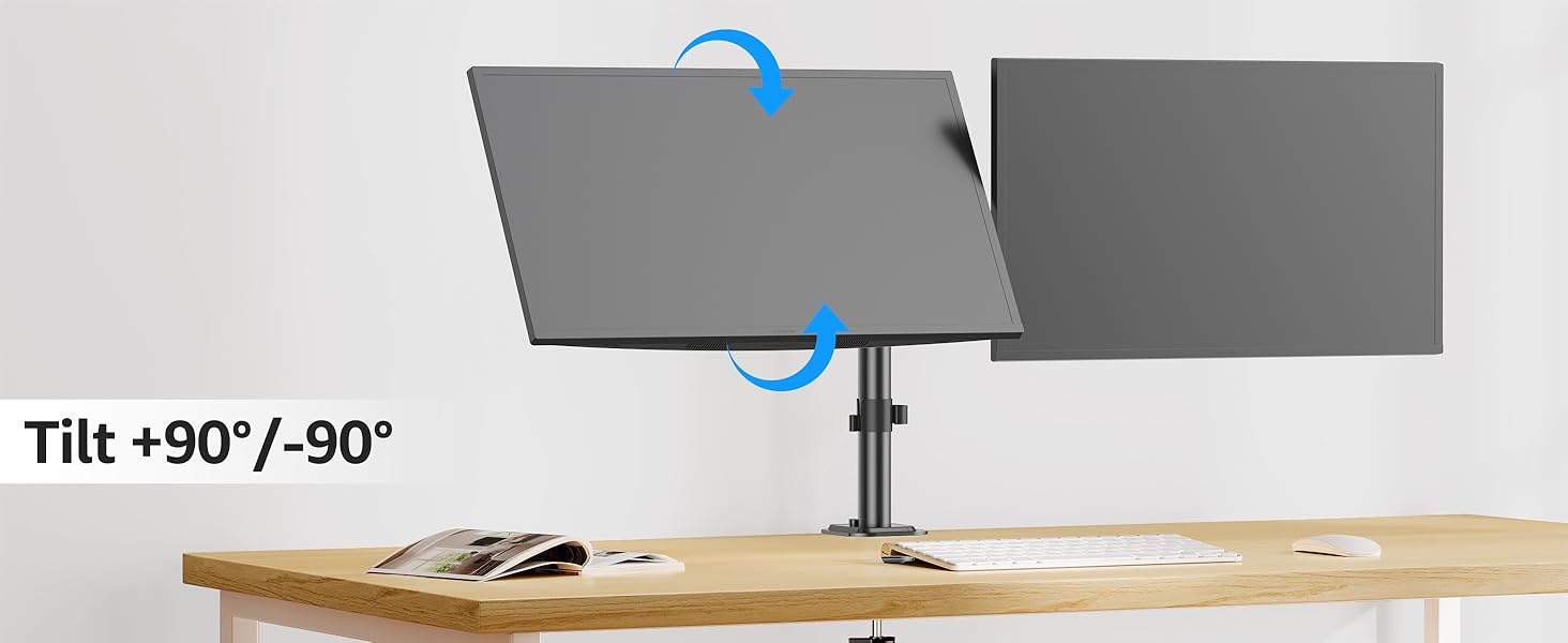 dual monitor mount