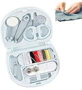 Sewing Kit Basic - Sewing Kit with 6 Color Spool,Portable Sewing Kit with Foldable Case,Basic Sew...