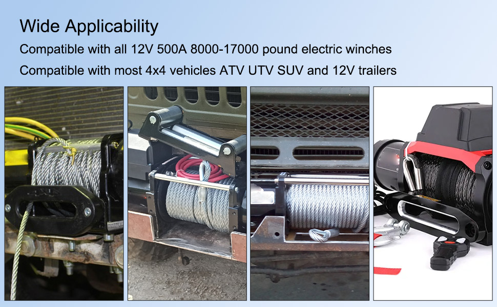 12V 500A Winch Solenoid Relay Contactor Kit