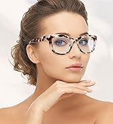 CHOFILORD Progressive Multifocus Reading Glasses for Women Men Blue Light Blocking Computer No Li...