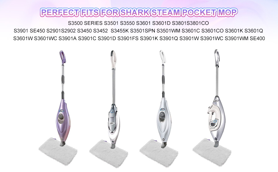 Steam Mop Pads Replacement for Shark S3501