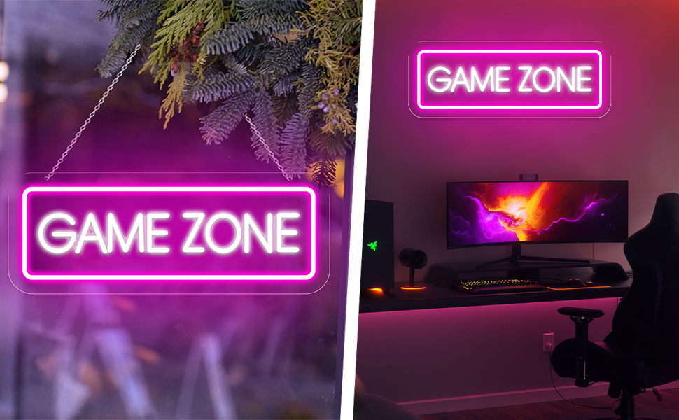 gamer neon sign