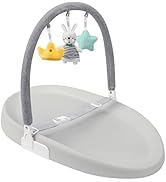 Papablic Baby Changing Pad, Waterproof &amp; Non-Slip, Includes Washable Cover, Safety Strap for Stan...