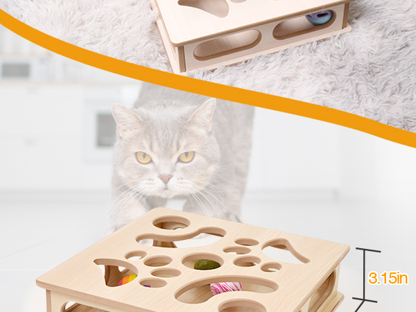 DI BI GRAMAS Cat Interactive Box Puzzle Toy