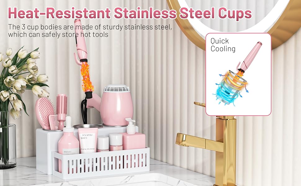 Heat-Resistant Stainless Steel Cups
