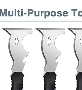 Mister Rui-Putty Knife, Paint Scraper 10 in 1 Putty Knife Multi-Use Painters Tool, Taping Knife, ...