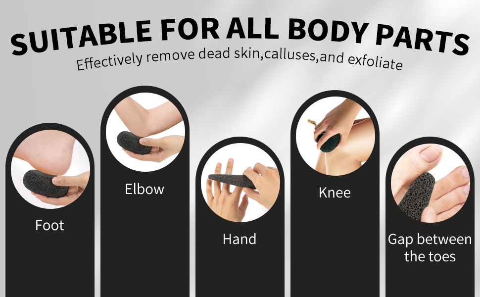 Pumice stone for feet suitable for different part
