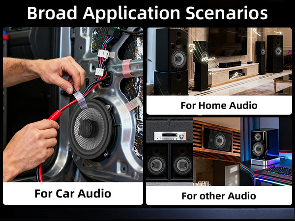 WDiYA 5.25-Inch Car Coaxial Speaker Carbon Fiber Cone Bowl 2-Way Full Frequency High Fidelity Audio