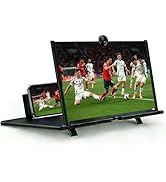 KUVPIUS 18Inch Phone Screen Magnifier, Pull-Out Type Big Screen Magnifier for Cell Phone, Portabl...