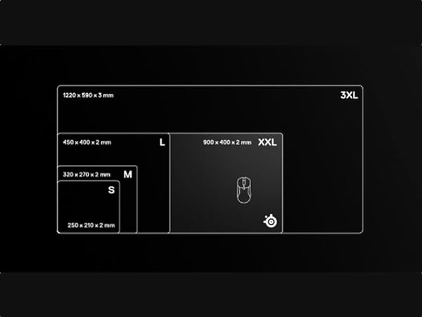 QcK size options