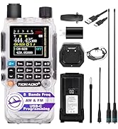 TIDRADIO TD-H3 Ham Radio (Crystal) Multi-Band Long Range 2-Way Radio,USB-C Programming &amp; Charging...