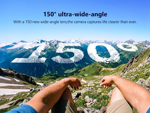 150° Wide Angle