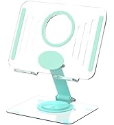 OGMAPLE Tablet Stand, 360° Rotatable Desk Stands for iPad Compact Portable Acrylic Tablet Holder ...