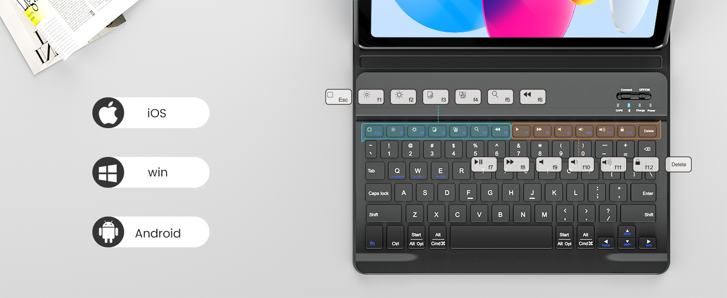 keyboard case for ipad 10th