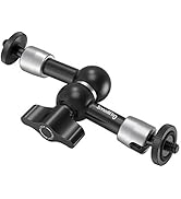 SmallRig 5.5 Inches Adjustable Friction Articulating Magic Arm, with Both 1/4" Screw for LCD Moni...